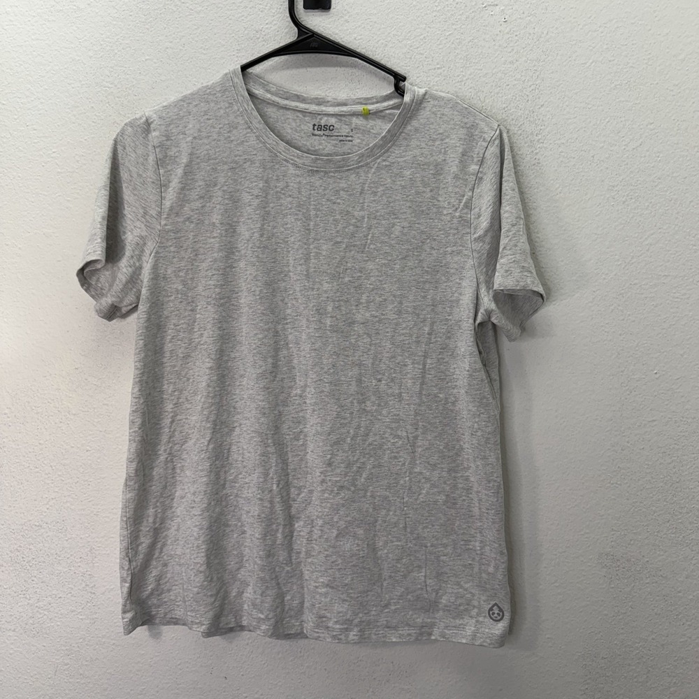 Tasc Performance Womens All Day Short Sleeve T Shirt Organic Cotton Bamboo SZ S